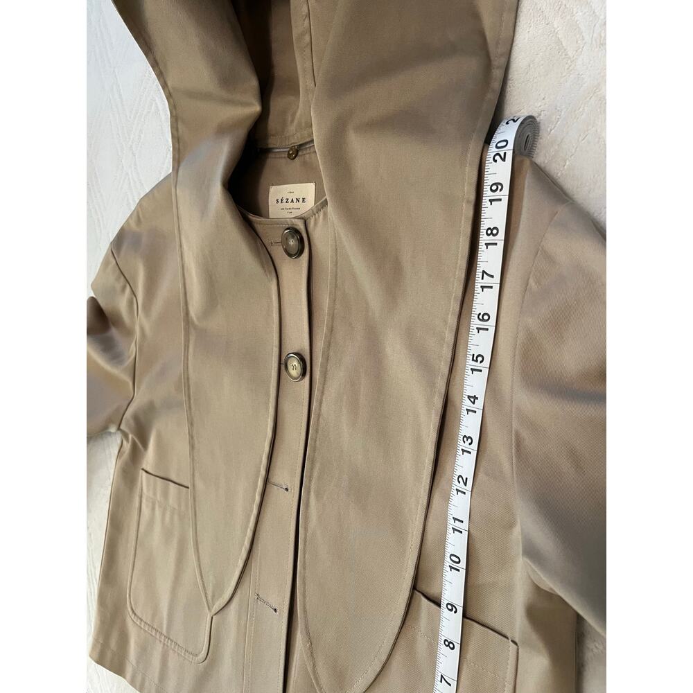 La Maille Sezane Paxton Jacket in Light Beige Size 36FR / US 4 / S✨ - Picture 11 of 12